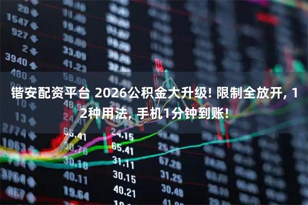 锴安配资平台 2026公积金大升级! 限制全放开, 12种用法, 手机1分钟到账!