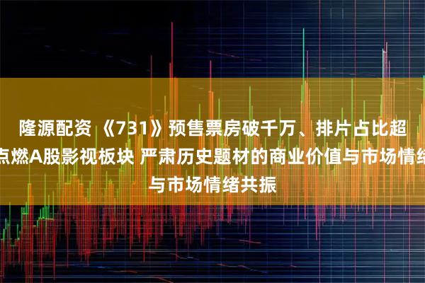 隆源配资 《731》预售票房破千万、排片占比超99%点燃A股影视板块 严肃历史题材的商业价值与市场情绪共振